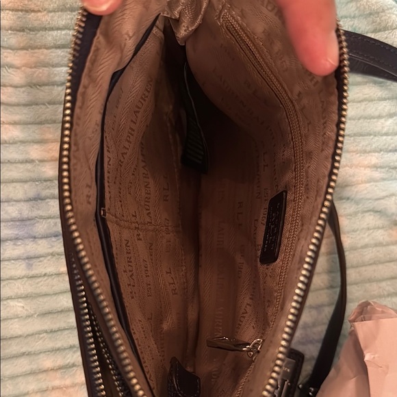 Lauren Ralph Lauren(navy) Leather Bag - Picture 6 of 7